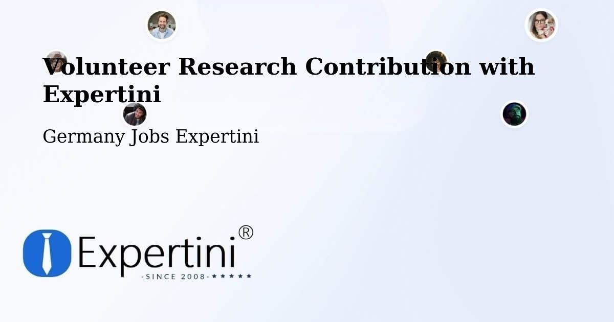Volunteer Research Contribution Program – Windach - Germany Jobs Expertini